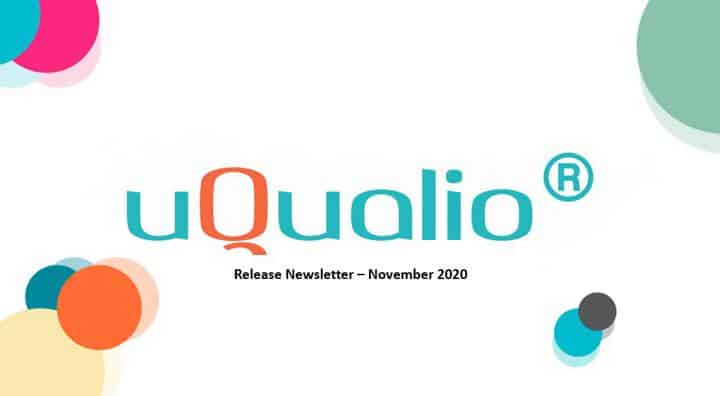 uQualio Release Newsletter Nov 2020