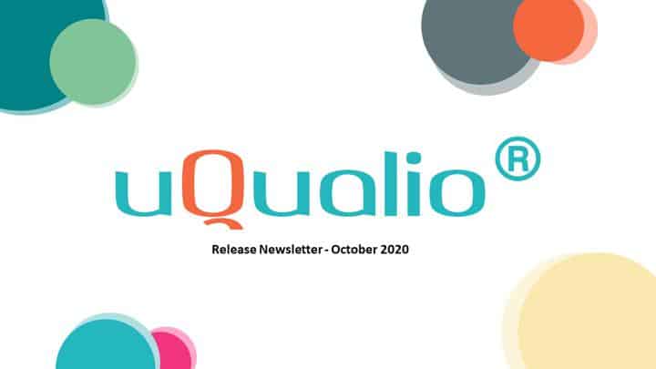 uQualio® Product News, October 2020 