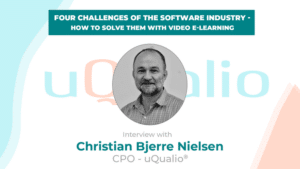 Solve four software industry challenges with video - interview with christian bjerre nielsen