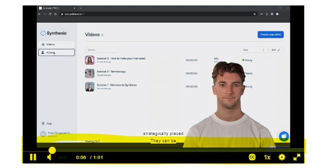 use the timing on the video to set Scene Selector and Question Help.