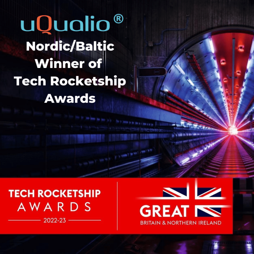 Uqualio is tech rocketship awards winner Baltic and Nordic region