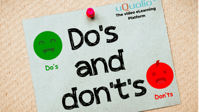The TOP 5 Dos & Don’ts in video eLearning