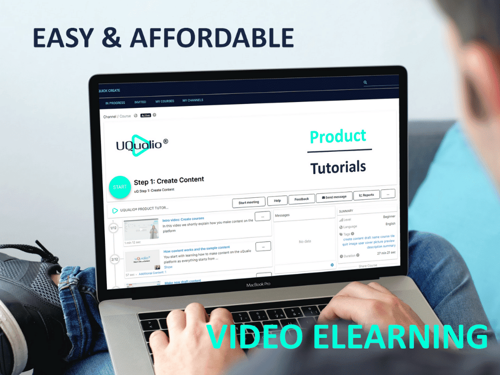 UQualio makes it easy to make video eLearning