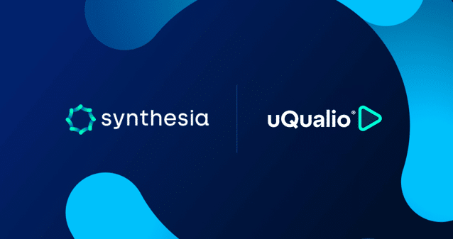 Synthesia AI video creator integration with UQualio