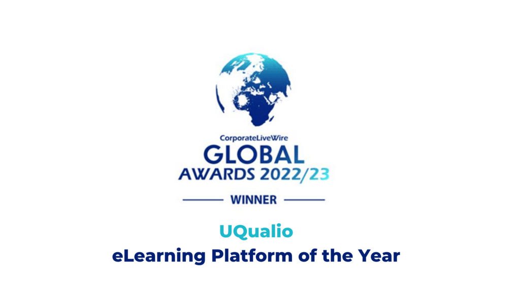 Corporate Lifewire Global Awards 2022/23 - UQualio eLearning platform of the year