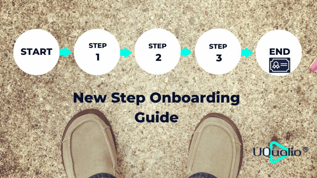 New video steps guide for onboarding uQualio