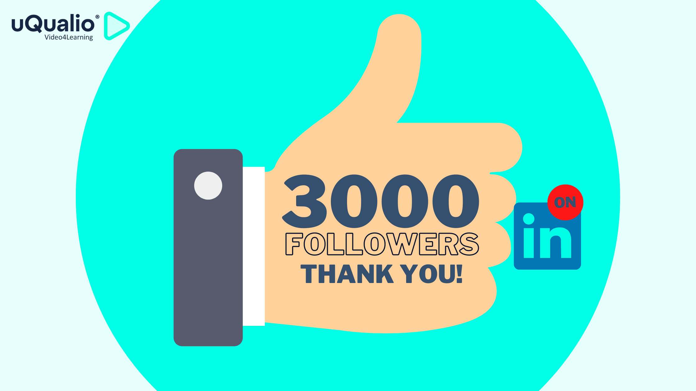 Milestone reached - 3000 followers on Linked