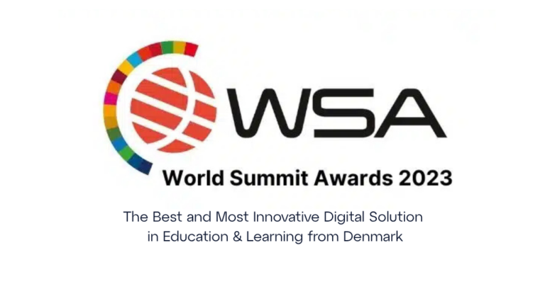 2023 Best and most innovative digital solution in education and learning from Denmark