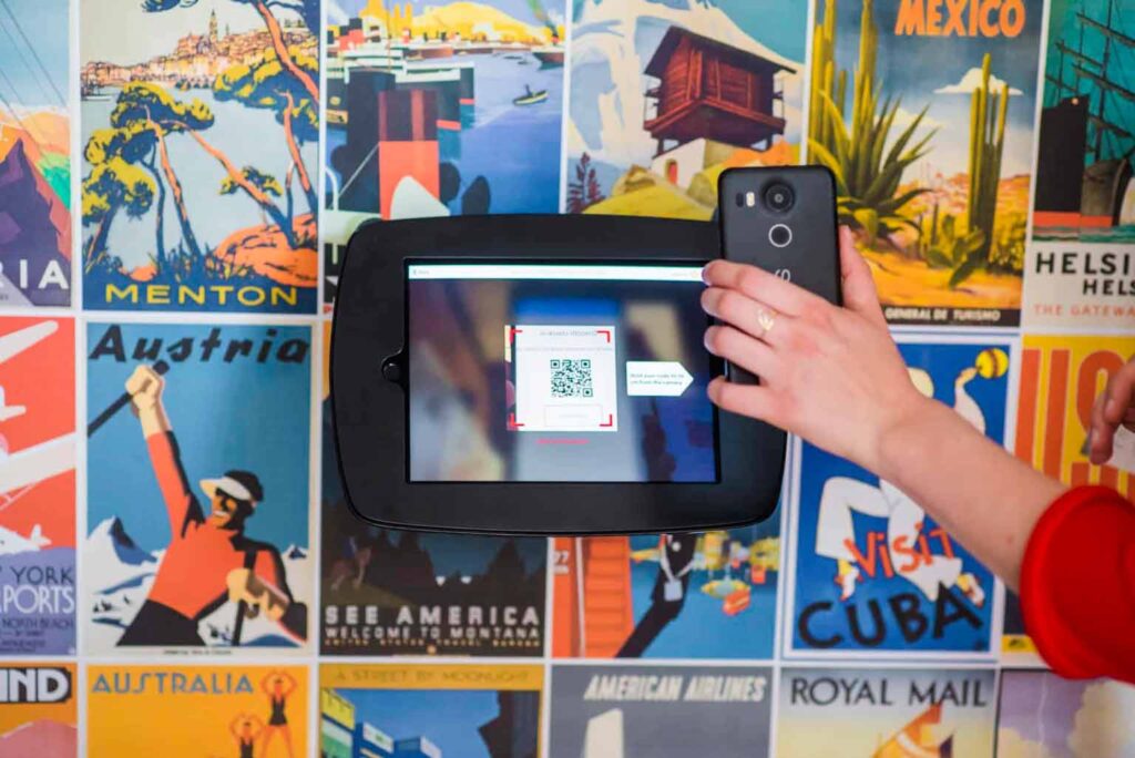 QR Codes and just-in-time learning