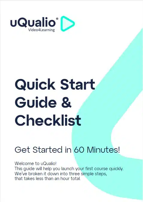 uQualio Quick Start Guide Checklist