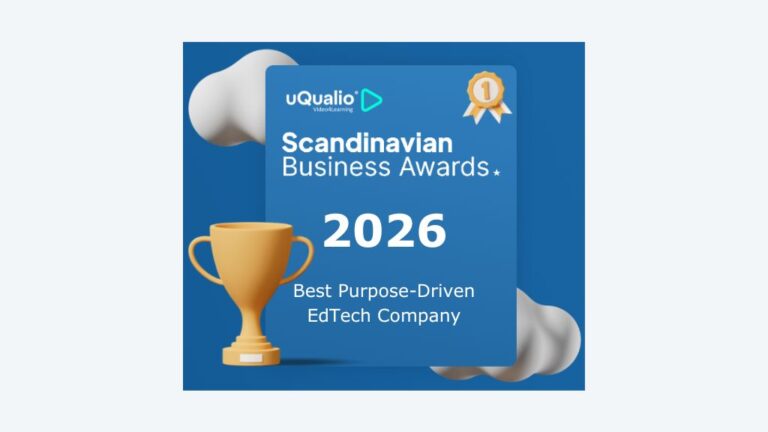 uQualio named Best Purpose-Driven EdTech Company, Scandinavian Business Awards 2026