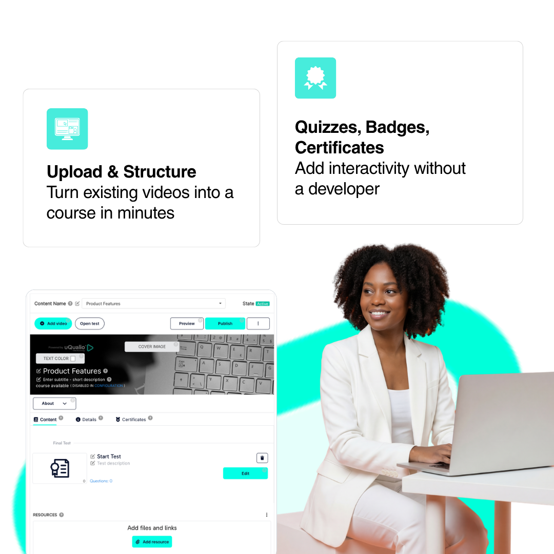 uQualio AI Course builder