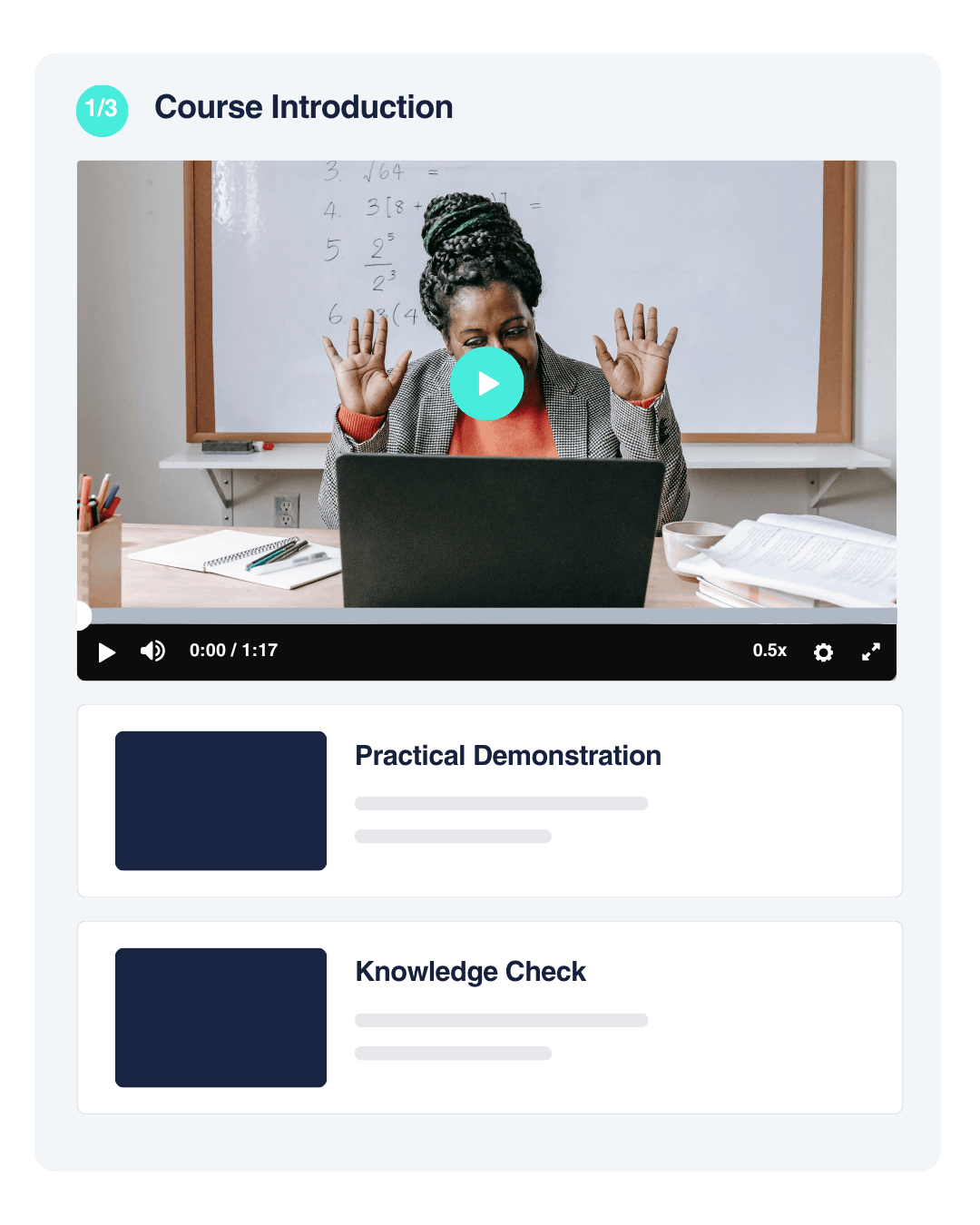 Turn every lesson into a video learners actually finish