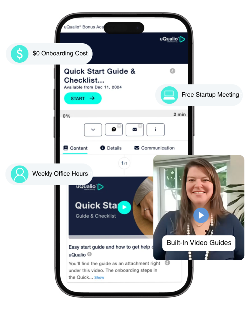 uQualio zero cost customer support