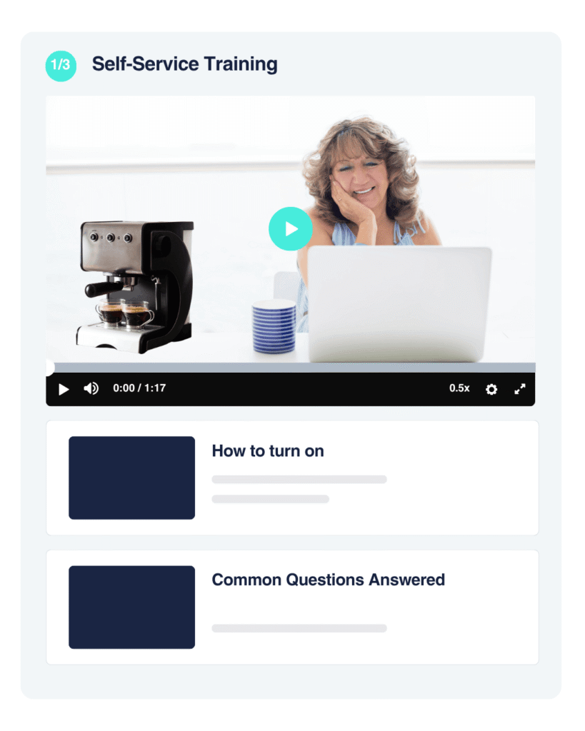 Self-Service Training