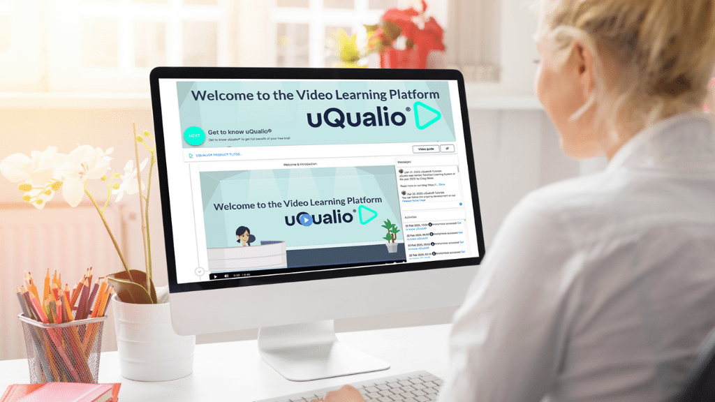 remote employee training via uQualio