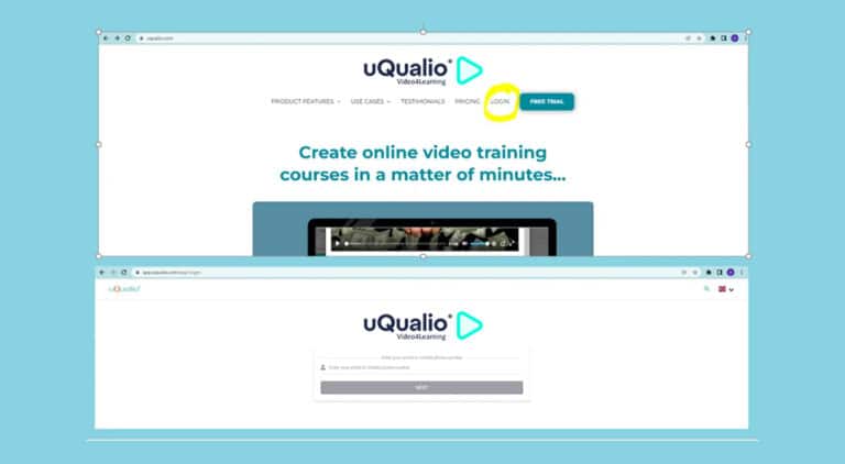login on uqualio website