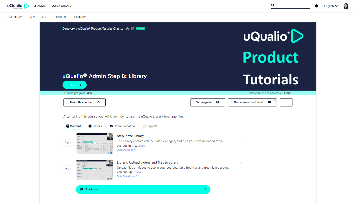 New revamped uQualio tutorials