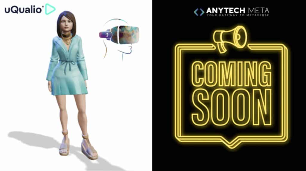 uQualio ceo on AnyTechMeta metaverse