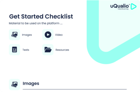 Get started checklist