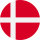 Denmark flag round