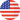 USA flag round