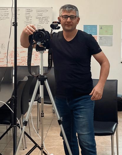 Ukrainian Video production at uQualio - making steps videos