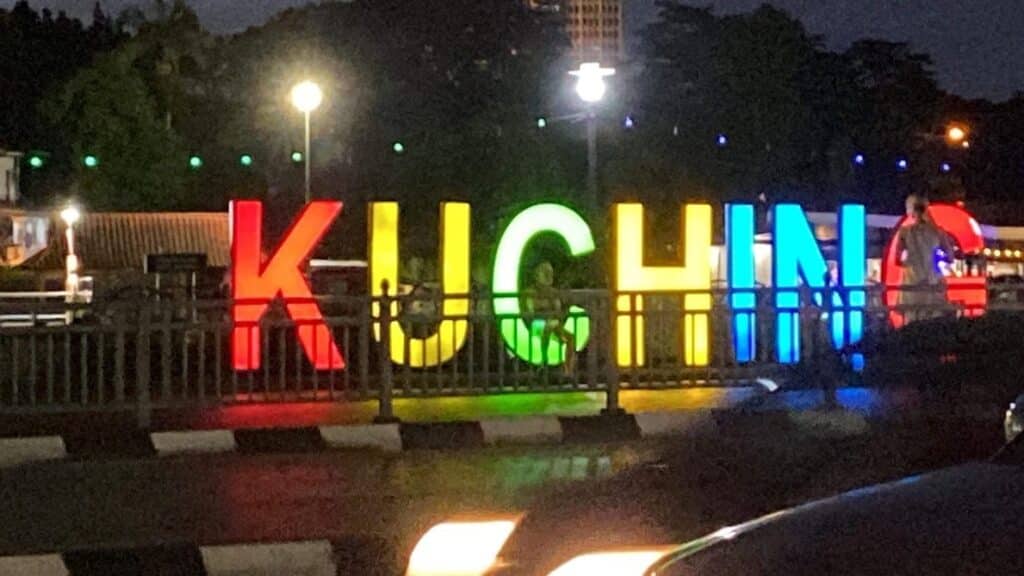 Kuching city sign